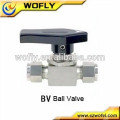 2000 wog compression fitting acid resistant ball valve